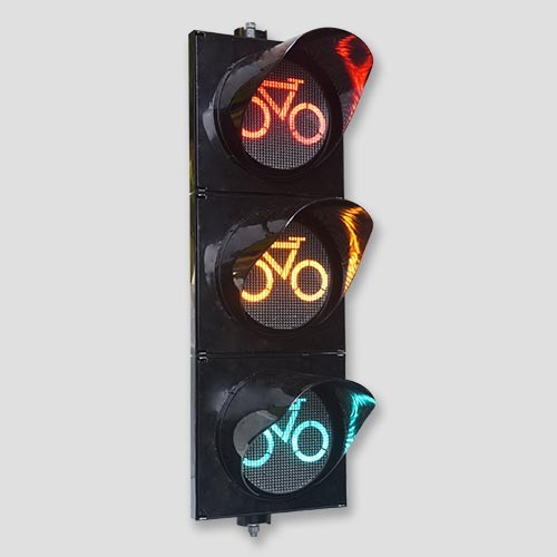 200mm ITE High Flux 3 Sections Traffic Signals