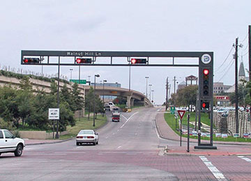 sunburst traffic light