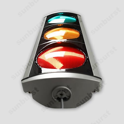 3*200mm Aluminum Arrow Traffic Light