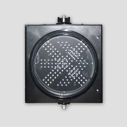300mm Red Cross Green Arrow Traffic Light with 
