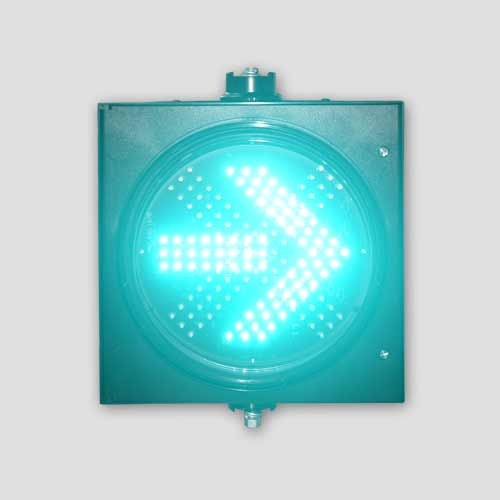 300mm Red Cross Green Arrow Traffic Light with 