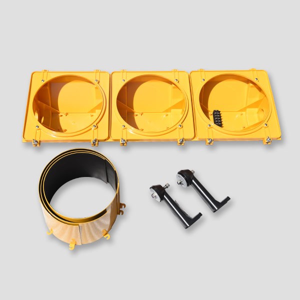 300W 3-Way Traffic Signal Light Parts