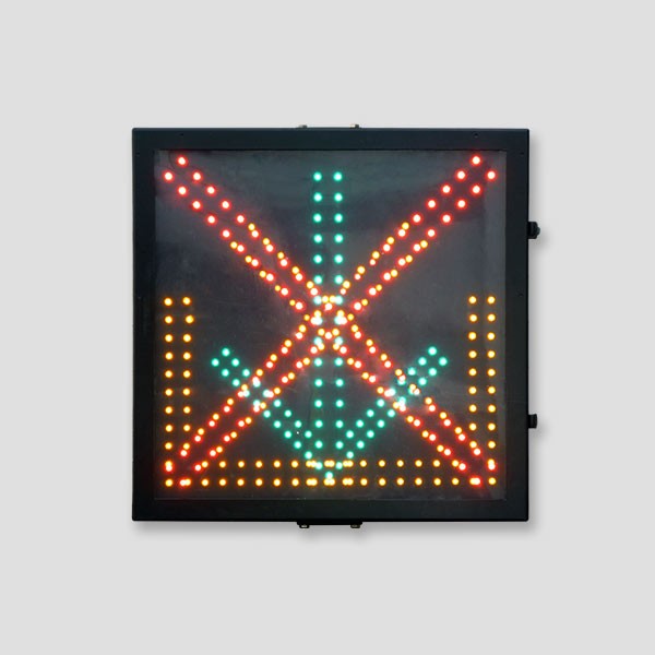 600mm LED Toll station light Red Cross Green Arrow Signals