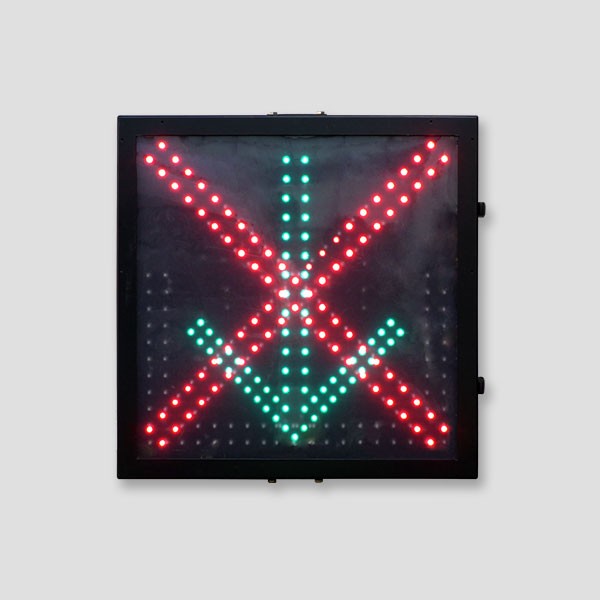 600x600 mm Red Cross Green Arrow Driveway Indicator Signal Light