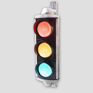 100mm Aluminum 3 Aspects Traffic Signal Head