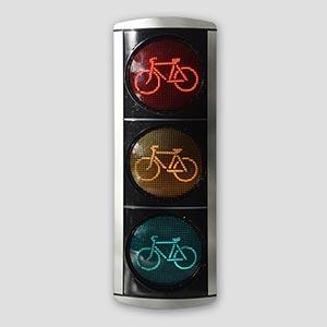 8” Aluminum Bicycle Traffic Signal Head