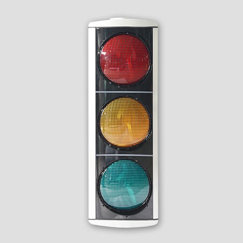 Aluminum Pedestrian Traffic Light  with Led Optics Ø200