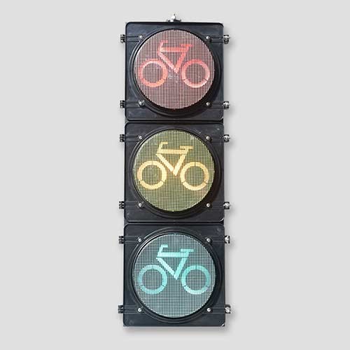 12 Inch Bicycle Fresnel Lens Led Traffic Light