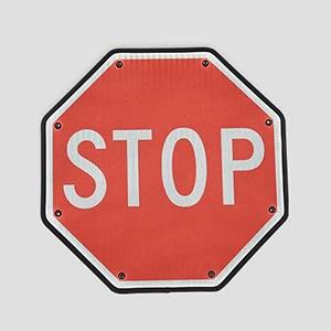 800mm*800mm Blinker Stop Sign