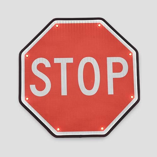 800mm*800mm Blinker Stop Sign