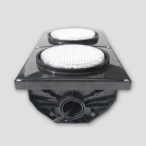 200mm 2 Sections Full Ball Cobweb Lens LED Traffic Head