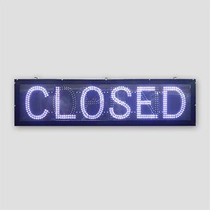 Highway Weigh Station Open&Closed LED Blank-out Sign