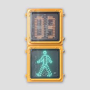 300mm Dynamic Pedestrian Crossing Traffic Lights with Countdown Timer