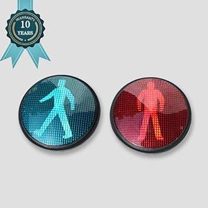  Sunburst  Pedestrian LED Traffic Signal Light 