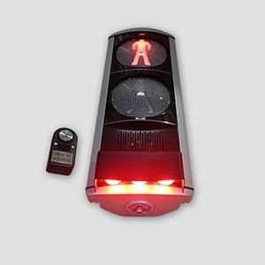 Pedestrian Signal RED Down Light with Speaker device