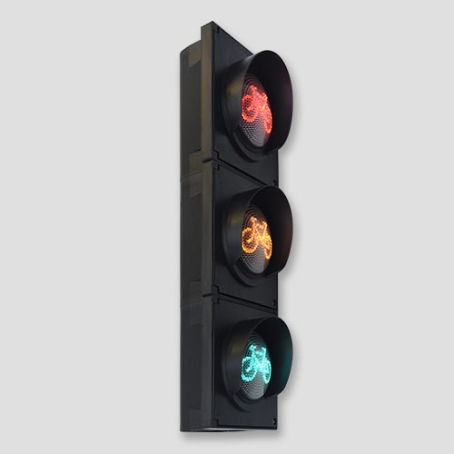 100mm 3 Aspects Red Yellow Green Bicycle Traffic Light