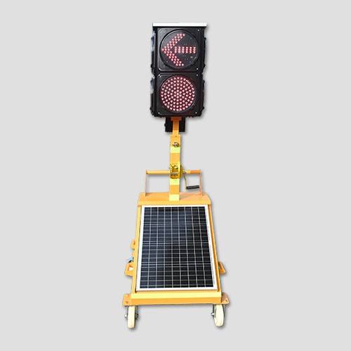 Temporary Movable Solar Traffic Light