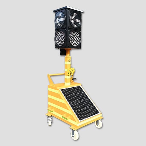 Temporary Movable Solar Traffic Light