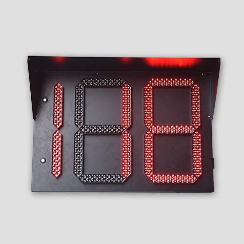 Three Digital Three Color Countdown Timer Traffic Light