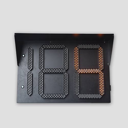 Three Digital Three Color Countdown Timer Traffic Light