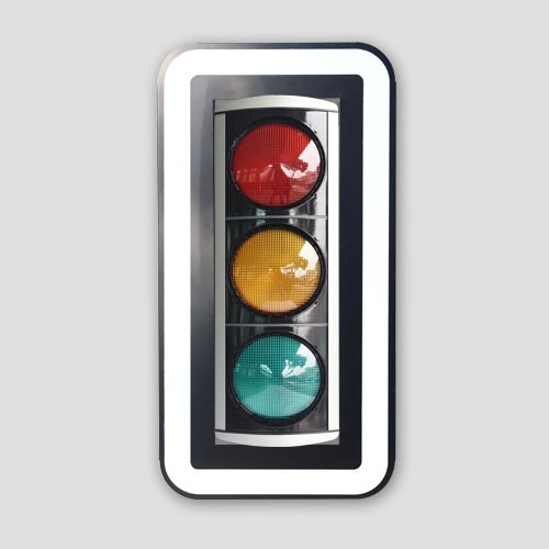 CE Certificated Aluminum Traffic Signals With Backplates