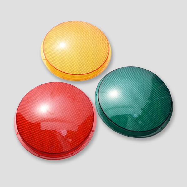 Full Ball Red Green Yellow Traffic Light Fresnel Lens