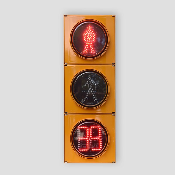 200mm Running Man Pedestrian Traffic Light with countdown