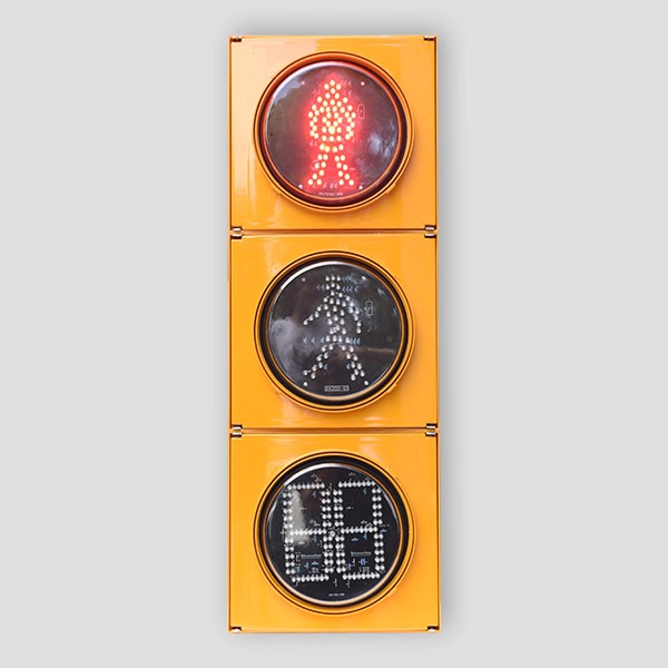 200mm Running Man Pedestrian Traffic Light with countdown