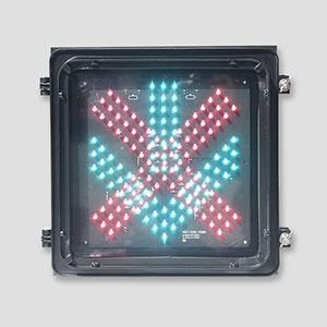 12*12 Inch Red cross Green Arrow Traffic Light