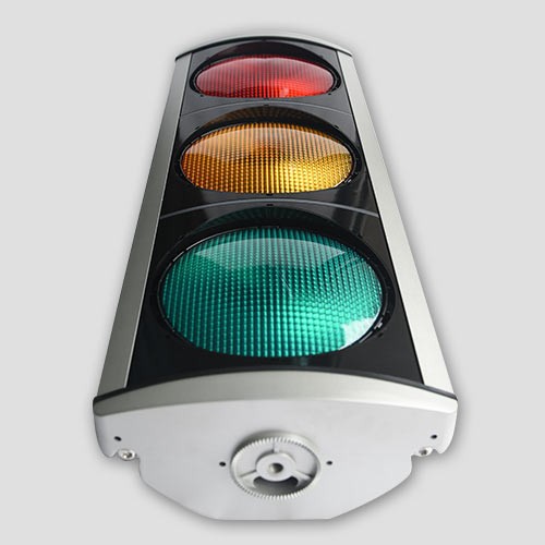 Red Yellow Green Vehicle Traffic Head with Aluminum Traffic Housing(RAL9006)