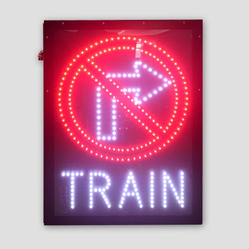 LED Blankout Signals for Railroad