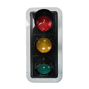 200mm LED Traffic Lights with Contrast Board 